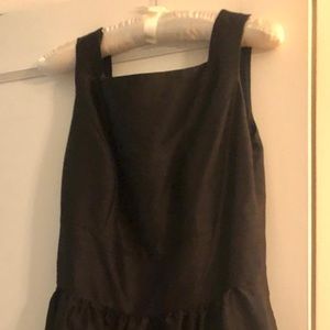 Alfred Sung black crepe dress (bridal 14)